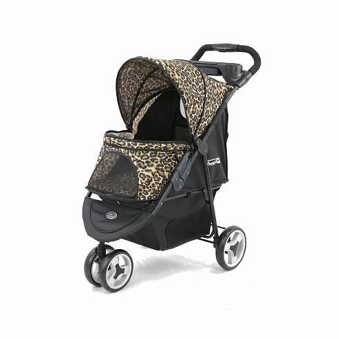 Kočárek pro psa kočku InnoPet Buggy Allure Onyx IPS-034/CH Přepravka gepard