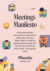 The Whereby Meetings Manifesto: A Framework for Better Meetings | Whereby