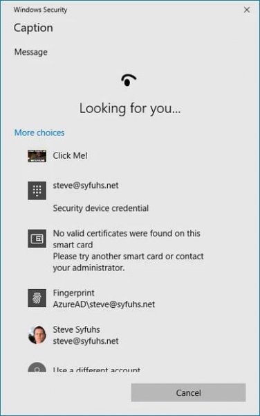 Windows Hello