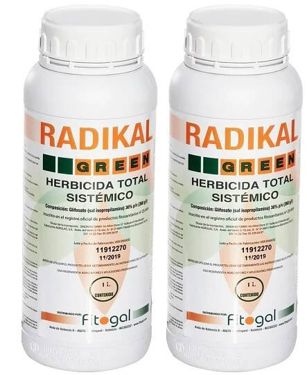 Herbicide Glyphosate Désherbant Radikal 2x1 Liter