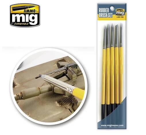 Rubber Brush Set (5pc)