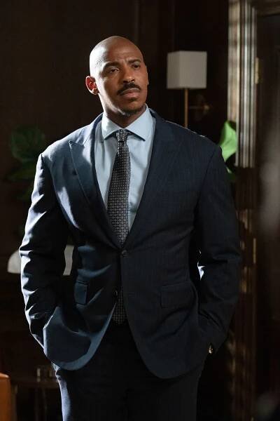 Mehcad Brooks as Detective Jalen Shaw in "Law & Order." 