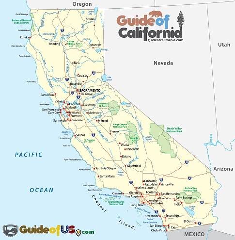 printable map of california national parks