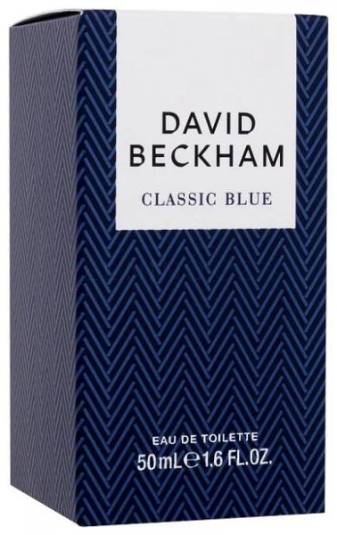 David Beckham Classic Blue Toaletní voda pro muže 50 ml poškozená krabička