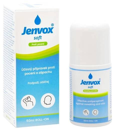 Jenvox 50ml Soft - super šetrný antiperspirant na pocení a zápach