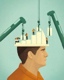 Conceptual Illustration, Editorial Illustration, Engineering Poster, American Gas, Worker Safety, Visual Puns, Safety Posters, Workplace Safety, Collage Design