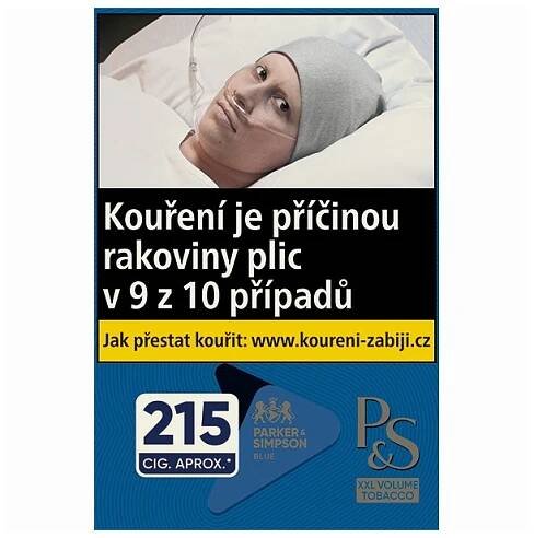 Cigaretový tabák Parker & Simpson P&S Blue XXL 206 ks cigaret 93 g