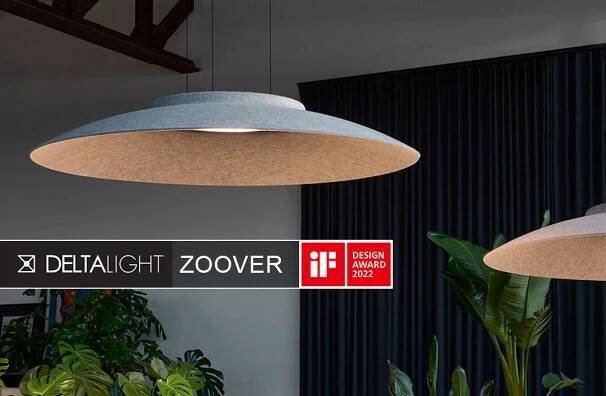The Award Winning Delta Light Zoover Acoustic Office Lighting