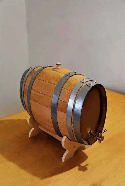 Dubový sud Francúzky ovál barrique 5 l