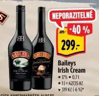 Albert Baileys Irish Cream nabídka