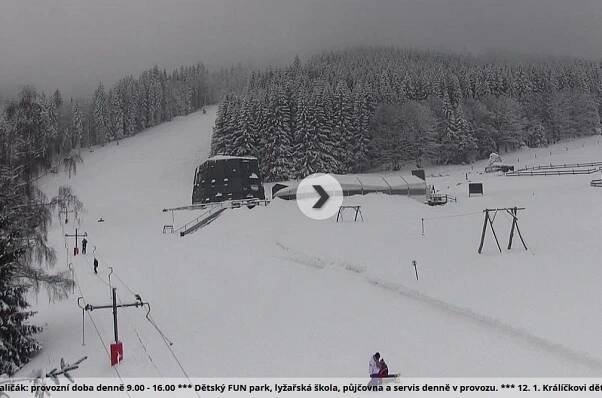 Web kamera skiareál Králičák