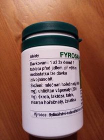 Podrobné informace o potravině Fyrosan Hořčík + Vápník
