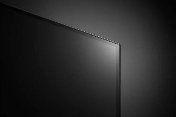 LG 55-palcový televízor Smart TV LG OLED B3 s rozlíšením 4K z roku 2023, Pohľad zblízka na horný okraj., OLED55B33LA, thumbnail 11