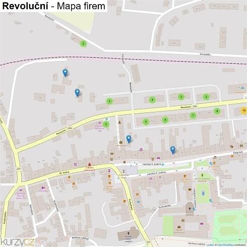 Revoluční - mapy | Kurzy.cz