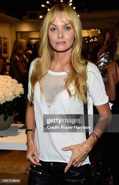 Actress Izabella Scorupco attends the Anine Bing Celebrates Los Angeles Flagship Opening at Anine Bing Boutique on October 14, 2015 in Los Angeles,...