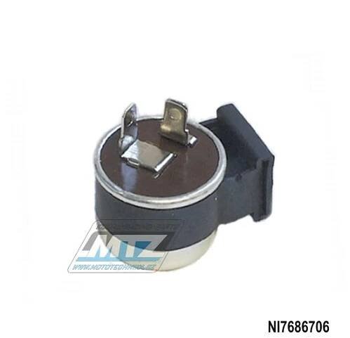 Relé blinkrů (přerušovač blinkrů) 2pólové / 6V - kulaté 2x15W