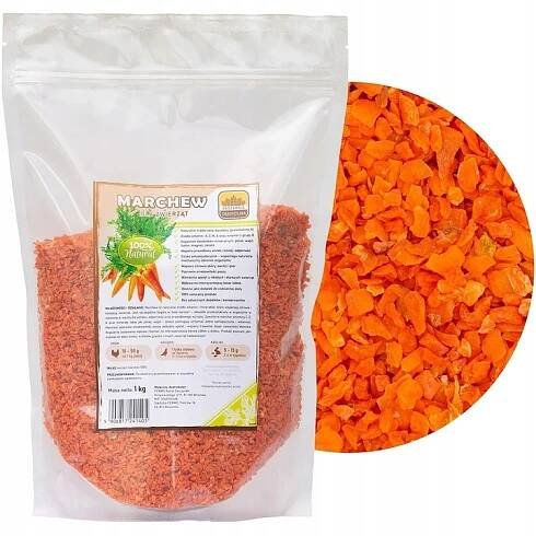 Sušená mrkev pro slepice a králíky Tradiční pasírárna 1 kg