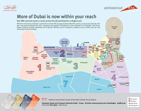 Metro Dubaj – Mapa s plánkem, ceny jízdenek MHD v Dubaji