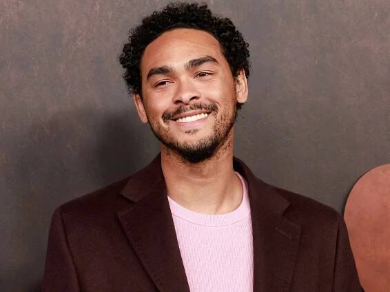 Trey Smith arrives for the premiere of Apple Original Films' 