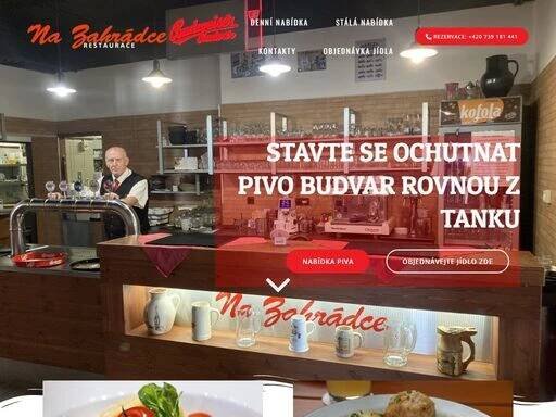 RESTAURACE NA ZAHRÁDCE , České Budějovice, České Budějovice 2 - Živéfirmy.cz