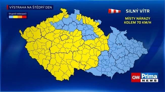 Předpověď počasí 24.12.2023