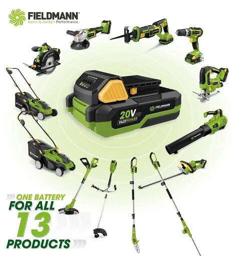 Fieldmann FZF 70605-0 AKU fukar na listí 20V