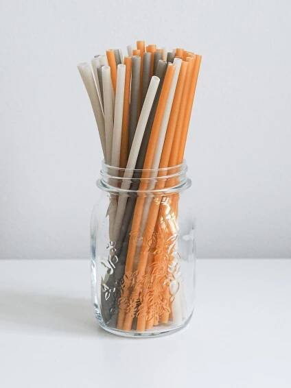 Rýžová brčka 22 cm – mix (od 1,40 Kč/ks)