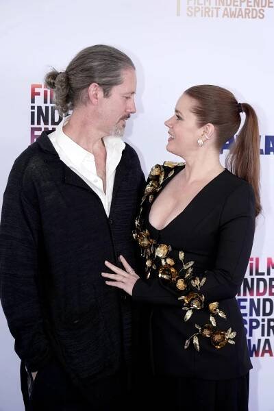 Amy Adams and Darren Le Gallo at an event for 40th Film Independent Spirit Awards (2025)