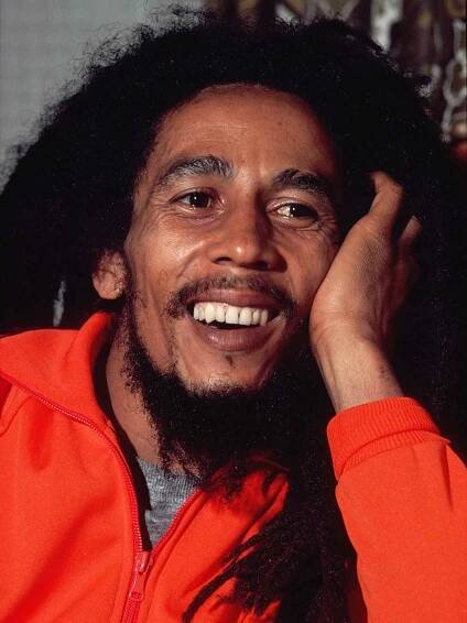 Jamaican Reggae musician Bob Marley