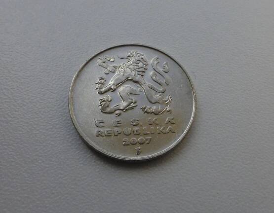 5 Kč 2007 - VZÁCNÁ MINCE - náklad jen 23 000 ks - čtěte popis!