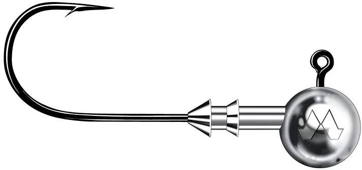 Mustad Classic jigová hlava 3 ks. 4/0 stříbrná PDF-724-050-040