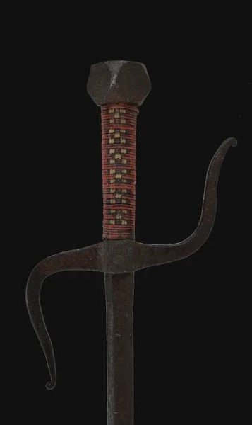 A Chinese iron 'Chai' mace, 19th century