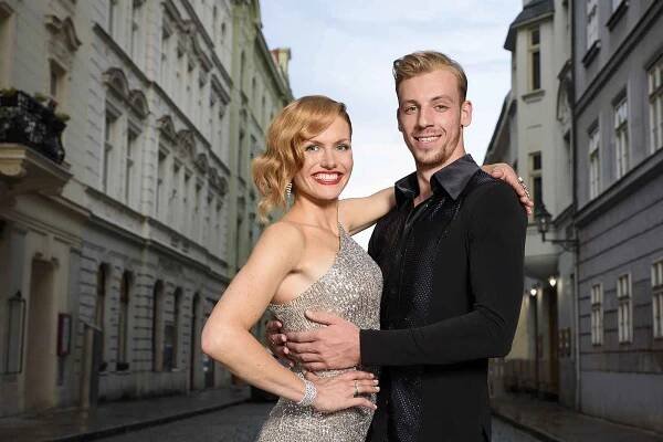 Tanečník Martin Prágr ve Star Dance s Gabrielou Koukalovou.