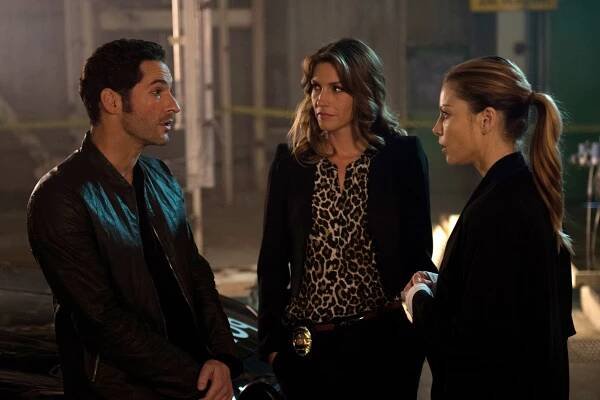Lucifer - Mužské kdovíco - Z filmu - Tom Ellis, Lauren German