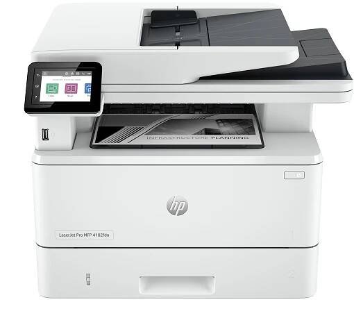 HP LaserJet Pro MFP 4102dw (40str/min, A4, USB, Ethernet, Wi-Fi, PRINT, SCAN, COPY, DADF, duplex)
