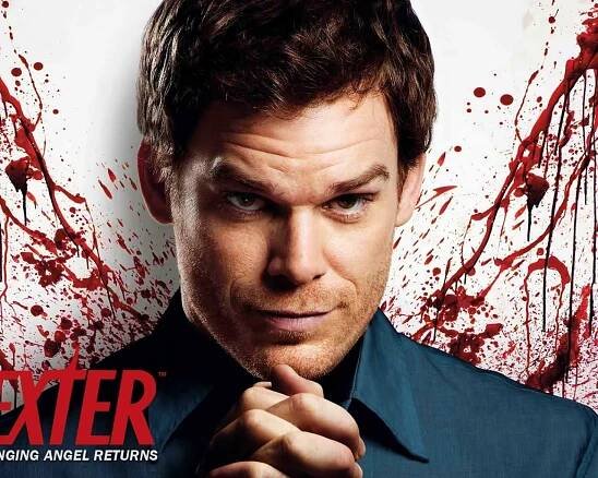 Preview wallpaper dexter, dexter morgan, angel, wings, blood, style, image