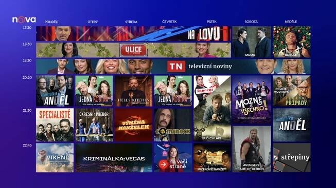 Podzim na obrazovkách TV Nova