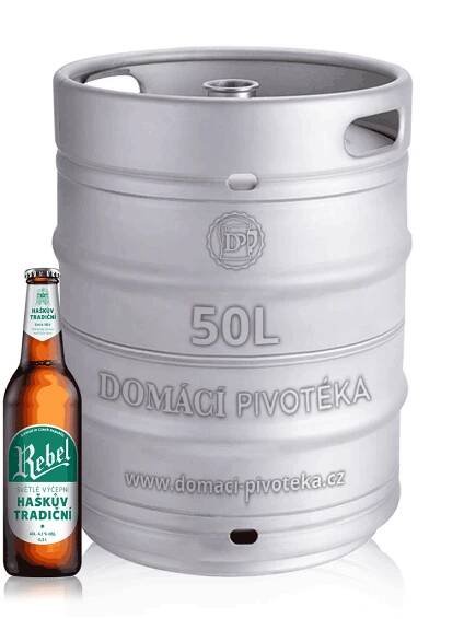Pivo Rebel Haškův tradiční - 50l sud piva