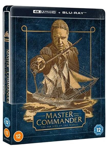 Master & Commander: Odvrácená strana světa 4k, Steelbook