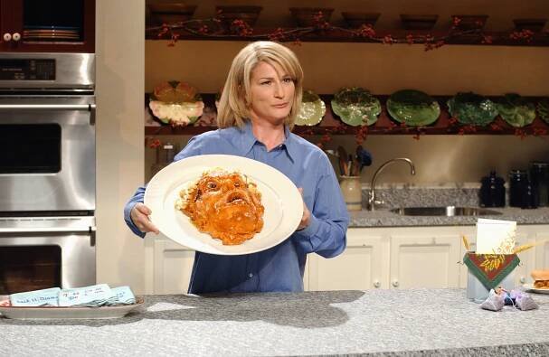 Ana Gasteyer as Martha Stewart on "SNL" in 2001