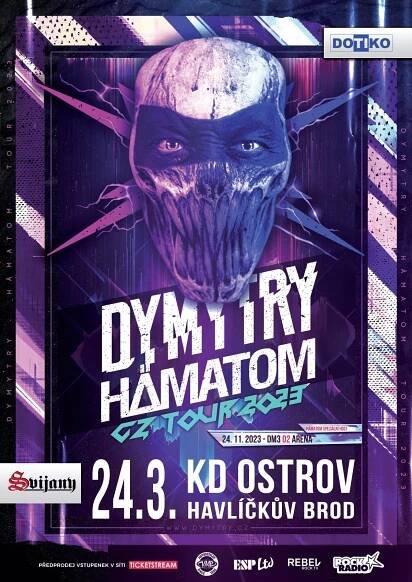 Dymytry & Hämatom CZ tour 2023 se zastaví v Brodě | Vysočina-news.cz