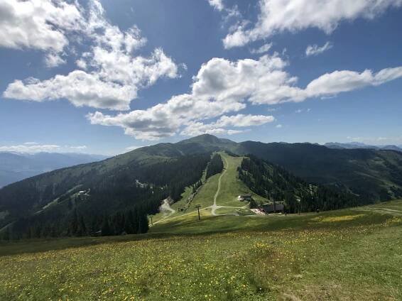 Zell am See – Schmittenhöhe – Maurerkogel a zpět (5. den) – Majda s Jindrou na cestách