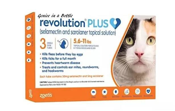 Revolution Plus for Medium Cats 5.6-11 lbs (2.6-5 kg) - 3 pack
