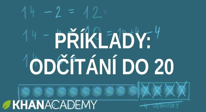 Příklady: Odčítání do 20