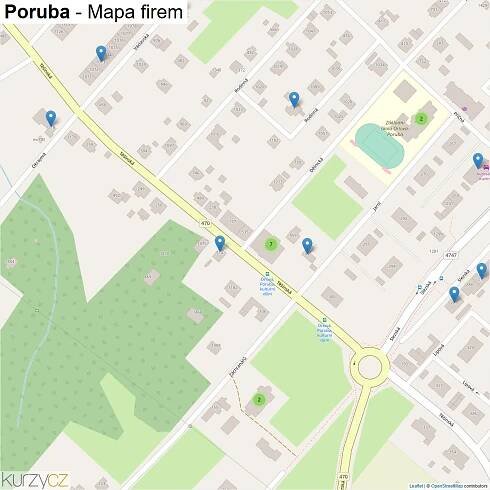Poruba - mapy | Kurzy.cz