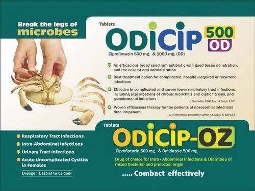 Ciprofloxacin 500 mg od