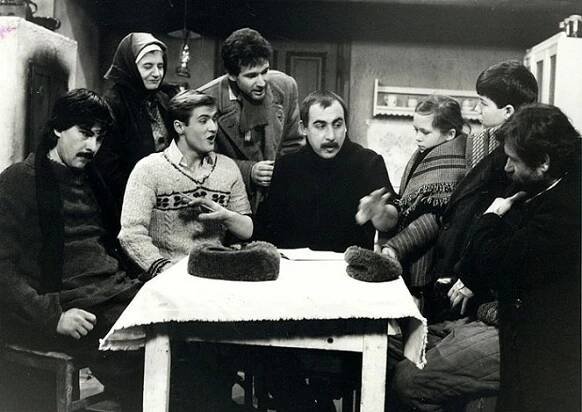 Boris Farkaš, Terézia Hurbanová-Kronerová, Roman Luknár, Peter Rúfus, Andrej Hryc, Vladimír Jedľovský - Čarbák - Z filmu