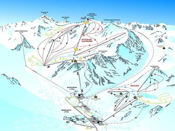 Lyžování Pitztal