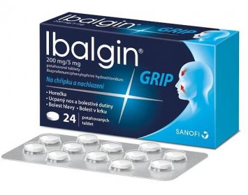 Ibalgin GRIP 200 mg/5 mg 24 tablet