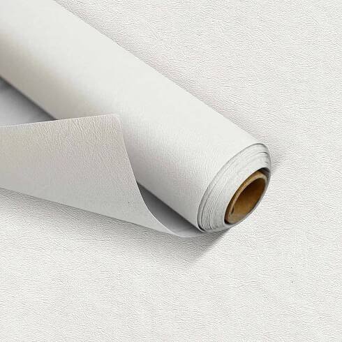 Jeedeson White Peel and Stick Wallpaper Roll – Self Adhesive Removable Contact Paper for Cabinet, 2-Rolls